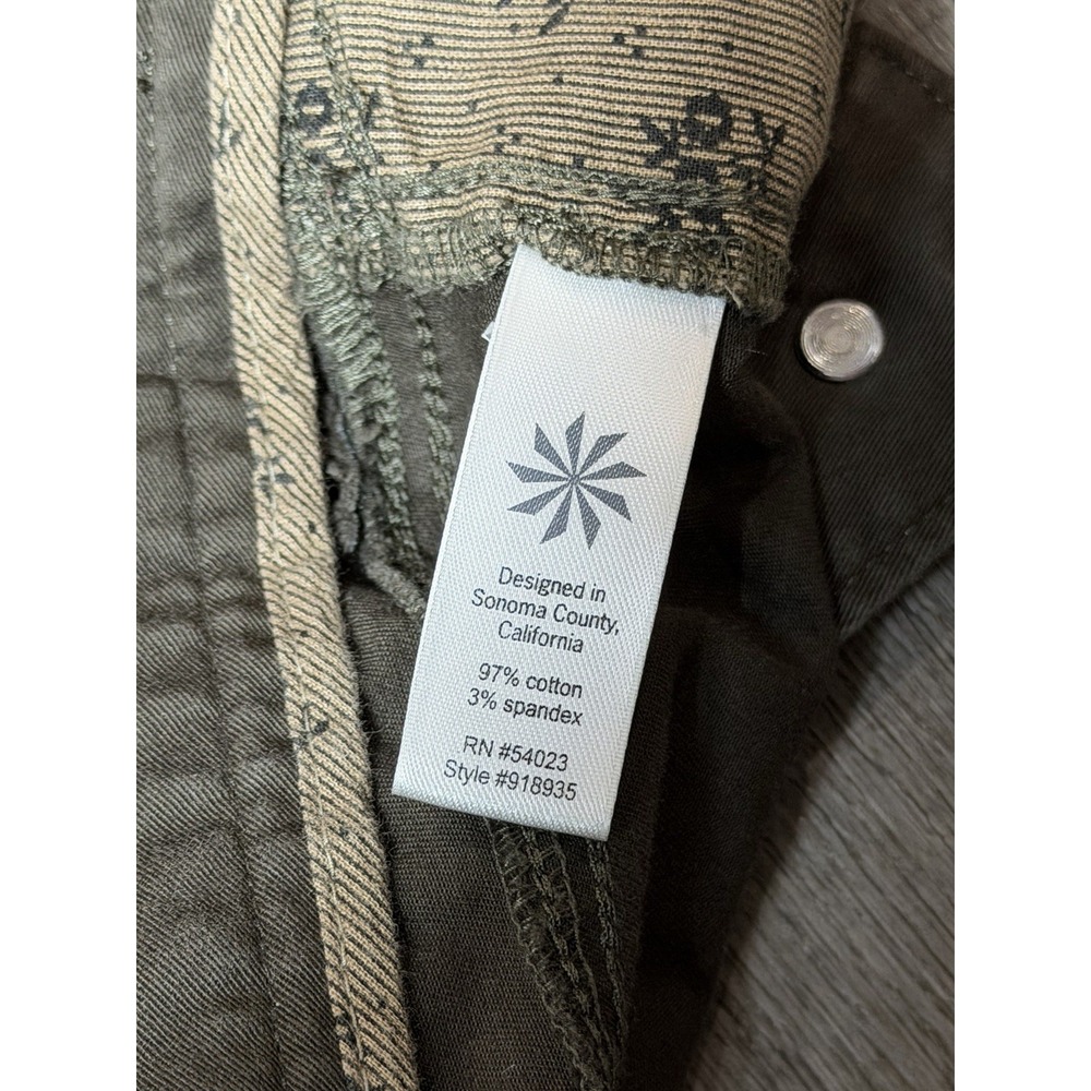 Athleta Womens Olive Army Green Nopa Cargo Utility Pants S-32 Waist - Picture 8 of 8